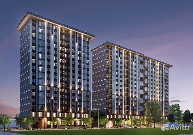 2-к квартира, 72 м², 5/16 эт.