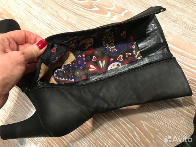 Cапоги -весна каблук-б/у