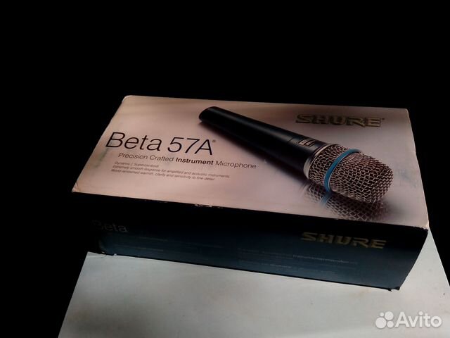 Микрофон Shure Beta 57a состояние нового,оригинал