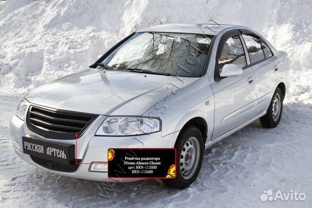 Решётка радиатора Nissan Almera Classic 2007-12