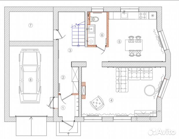 Коттедж 211 м² на участке 5.3 сот.