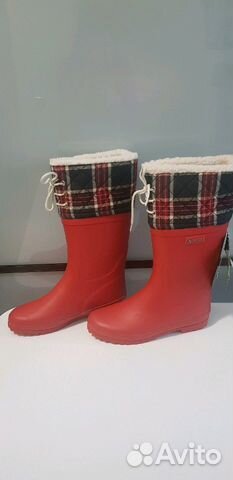 Новые тёплые резиновые сапоги Aigle Новые тёплые резиновые сапоги Aigle
