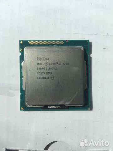 Intel core i3 3220 + кулер