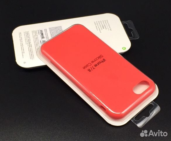 iPhone 7 8 Silicone Case AAA Алый айфон Scarlet
