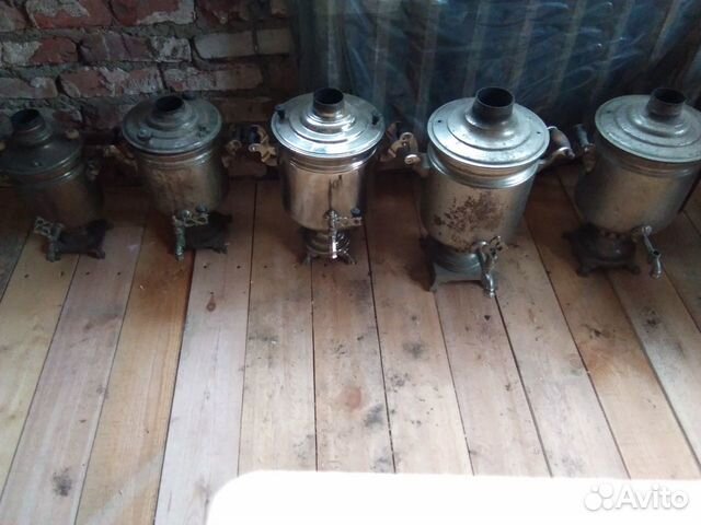 Самовары угольные царские советские