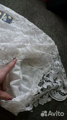 Юбка новая кружевная с биркой
