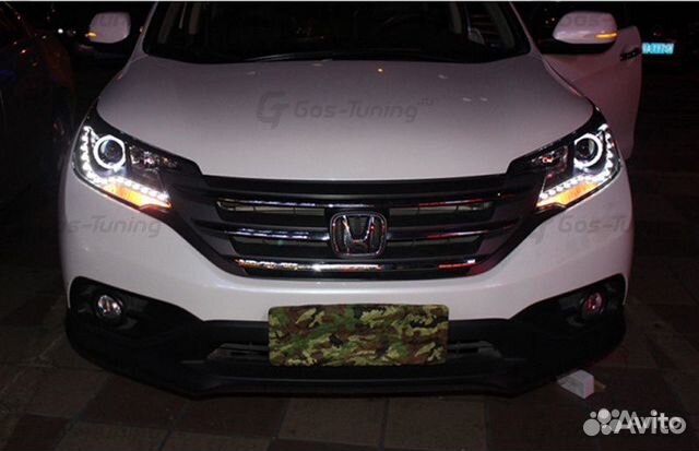 Передние LED фары оптика на Honda CR-V Передние LED фары оптика на Honda CR-V