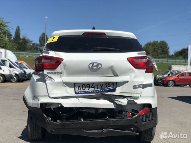 Hyundai Creta 1.6 AT, 2019, битый, 5 900 км