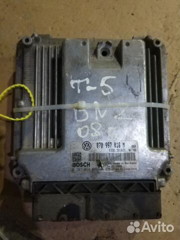 Блок управления двигателем VW T5 2.5TDI 070997016M