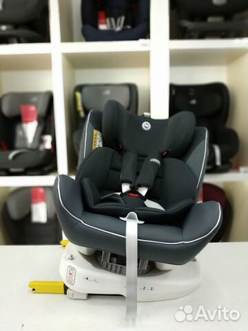 Автокресло 0-12лет Happy Baby Unix silver 360граду