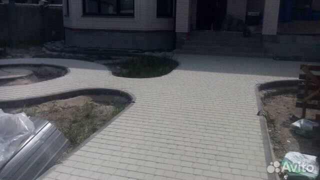 Укладка тротуарной плитки