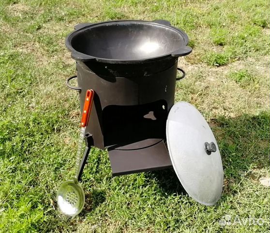 Казан 12л с печкой