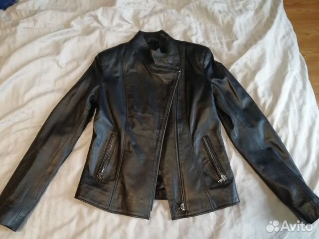 Куртка кожаная косуха женская