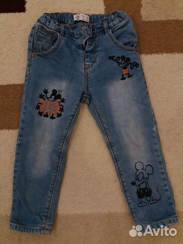 Джинсы утепленные на флисе для мальчика Джинсы утепленные на флисе для мальчика