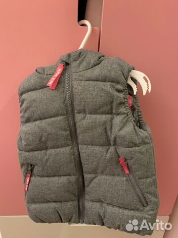 Жилет серый с розовым, Reserved, 98 размер Жилет серый с розовым, Reserved, 98 размер