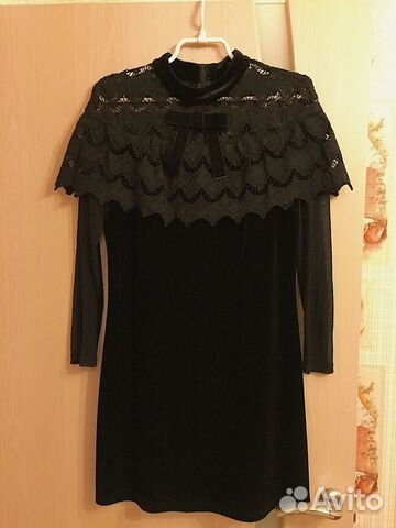 Платье чёрное (корпоративное - праздничное)