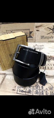 Ремень boss из натуральной кожи в деревянной короб Ремень boss из натуральной кожи в деревянной короб