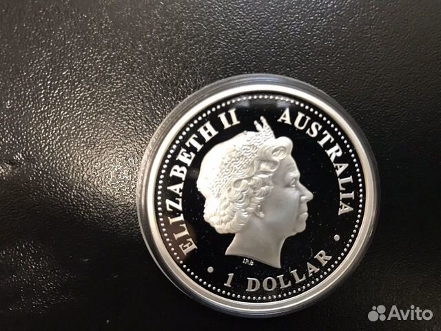 Монета серебро 1 доллар 2004 Австралия