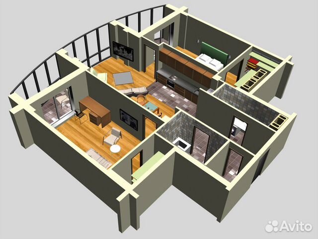 3-к квартира, 110.8 м², 9/13 эт. 3-к квартира, 110.8 м², 9/13 эт.