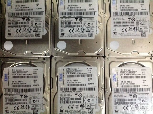 HDD SAS/SATA 146Gb-2Tb 5.4к-7.2к-10к-15k 2.5, 3.5