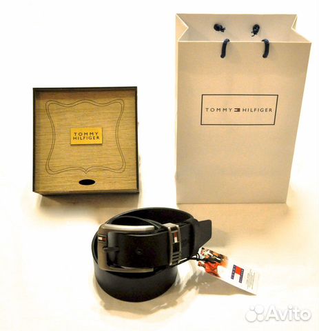Мужской ремень / Tommy Hilfiger / новый (черный)