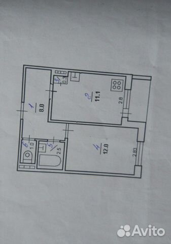 1-к квартира, 35 м², 7/9 эт. 1-к квартира, 35 м², 7/9 эт.