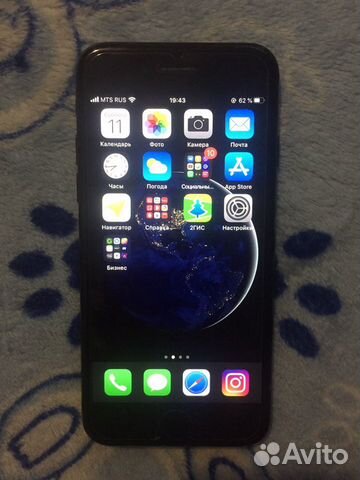 Телефон iPhone 7 Jet black 128gb Телефон iPhone 7 Jet black 128gb