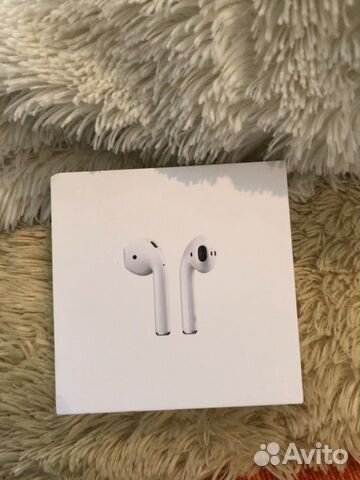 AirPods наушники коробка