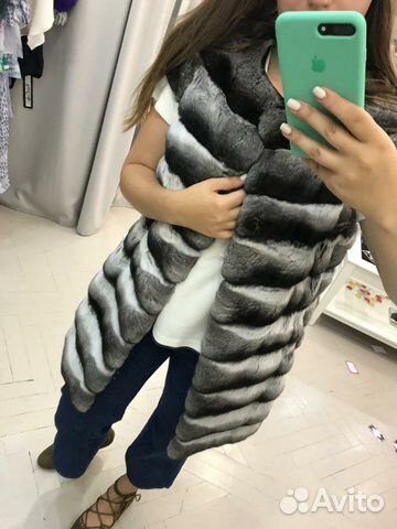Жилет из меха шиншиллы Жилет из меха шиншиллы