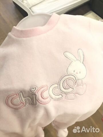Слип (человечек) Chicco велюровый до 6 месяцев Слип (человечек) Chicco велюровый до 6 месяцев