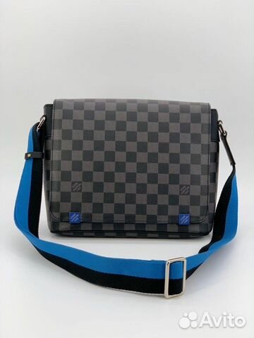 Новая мужская сумка через плечо кожа Louis Vuitton Новая мужская сумка через плечо кожа Louis Vuitton