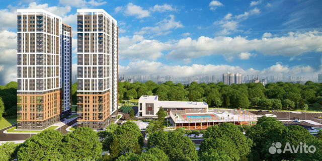 2-к квартира, 35.8 м², 25/26 эт.