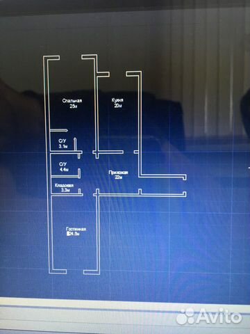 2-к квартира, 105 м², 11/16 эт.