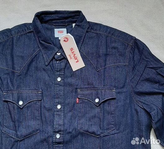 Джинсовая рубашка Levis оригинал 50 новая Джинсовая рубашка Levis оригинал 50 новая