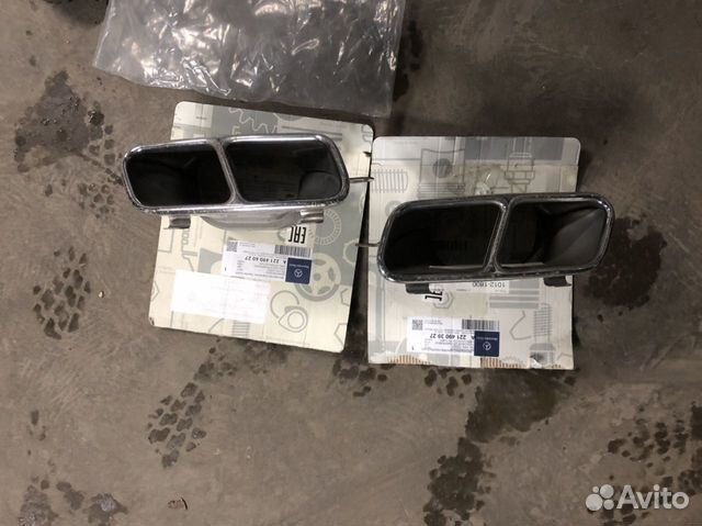 Насадки глушителя на Mercedes S 222 S221 X164 Насадки глушителя на Mercedes S 222 S221 X164