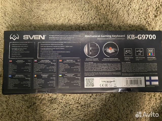 Игровая клавиатура sven KB-G9700 Игровая клавиатура sven KB-G9700