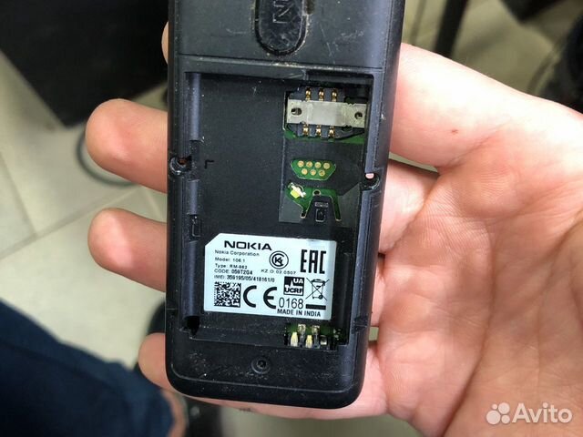 Телефон Nokia 106.1 на запчасти