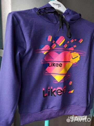 Свитшот с капюшоном likee Свитшот с капюшоном likee