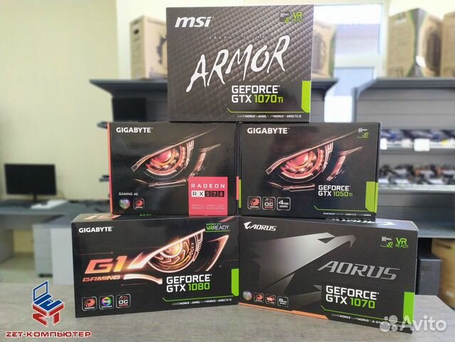 Большой выбор видеокарт AMD/GeForce в рассрочку