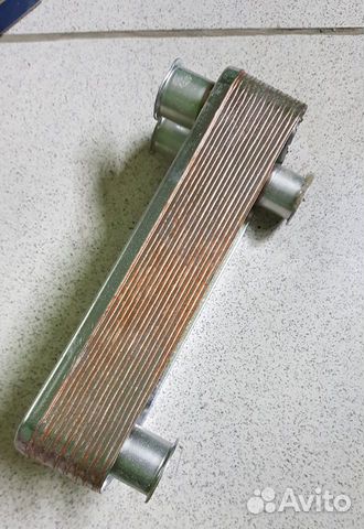 Паяный теплообменник д/котла Навьен, вторичный