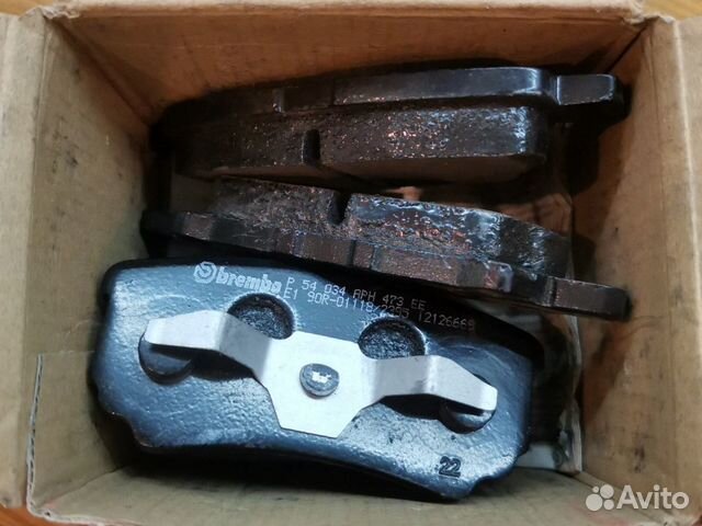 Колодки тормозные задние brembo P54034 для mitsubi Колодки тормозные задние brembo P54034 для mitsubi