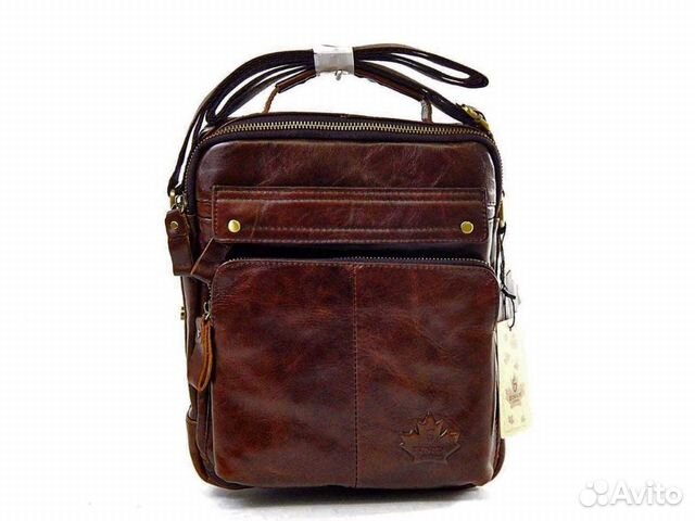 Сумка мужская через плечо ZZ Brown