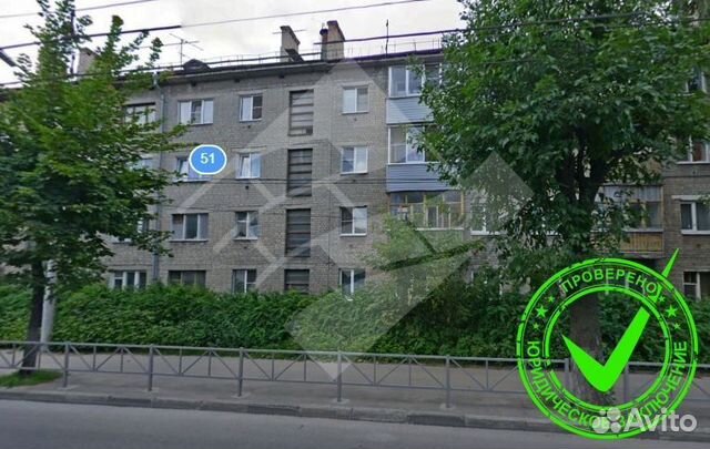 2-к квартира, 43.3 м², 1/4 эт.