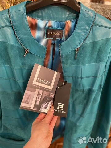 Куртка кожаная Турция Fergucci