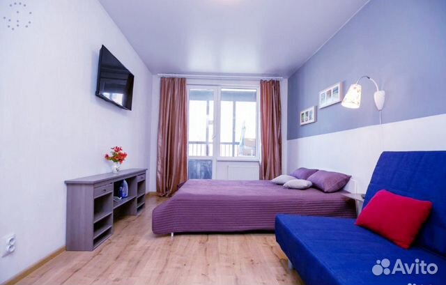 

1-к. квартира, 40 м², 3 кровати