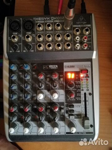 Микшерный пульт behringer xenyx QX1002USB