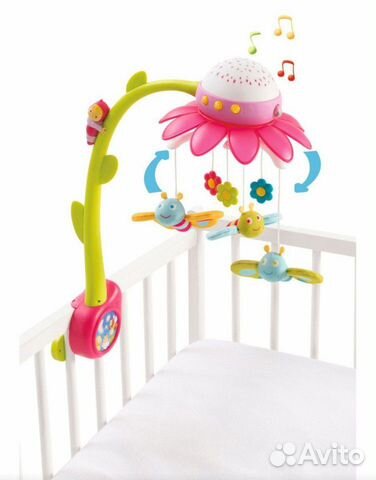Мобильный на кроватку с проектором smoby Мобильный на кроватку с проектором smoby