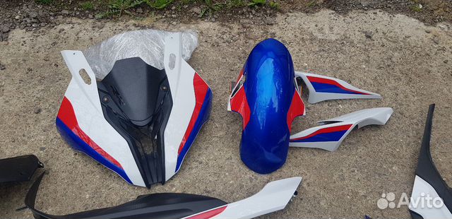 Bmw S1000RR 2019 Комплект Пластика Триколор