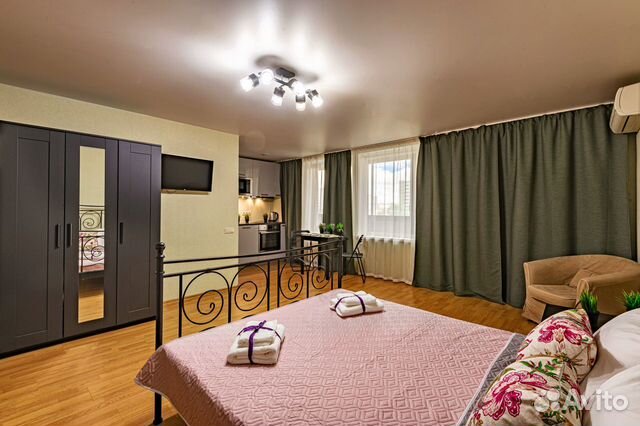 

1-к. квартира, 30 м², 2 кровати