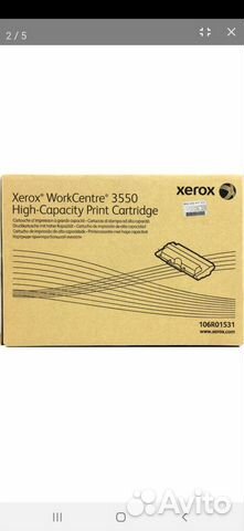 Новые картриджи xerox WorkCentre 3550 (106R01531) Новые картриджи xerox WorkCentre 3550 (106R01531)
